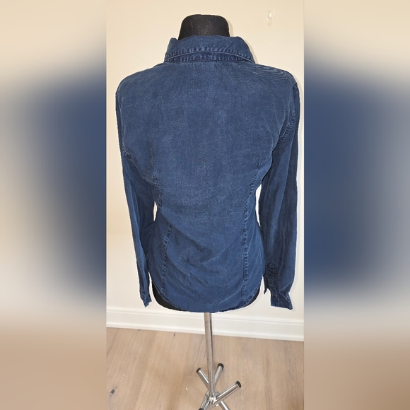 Vintage Machine jeans button down shirt XS-S - Picture 3 of 7